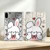 Cartoon Fun Rabbit For Xiaomi Mi Pad 8 7 6 5 Pro Redmi Pad SE 2 Poco Pad Foldable 3Y Tablet Case Soft