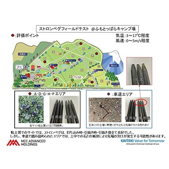 Strongpeg Camp Peg (Carbon Fiber CFRTP) 300mm 8-Pack MCCA-SP300-8 Silver 300mm