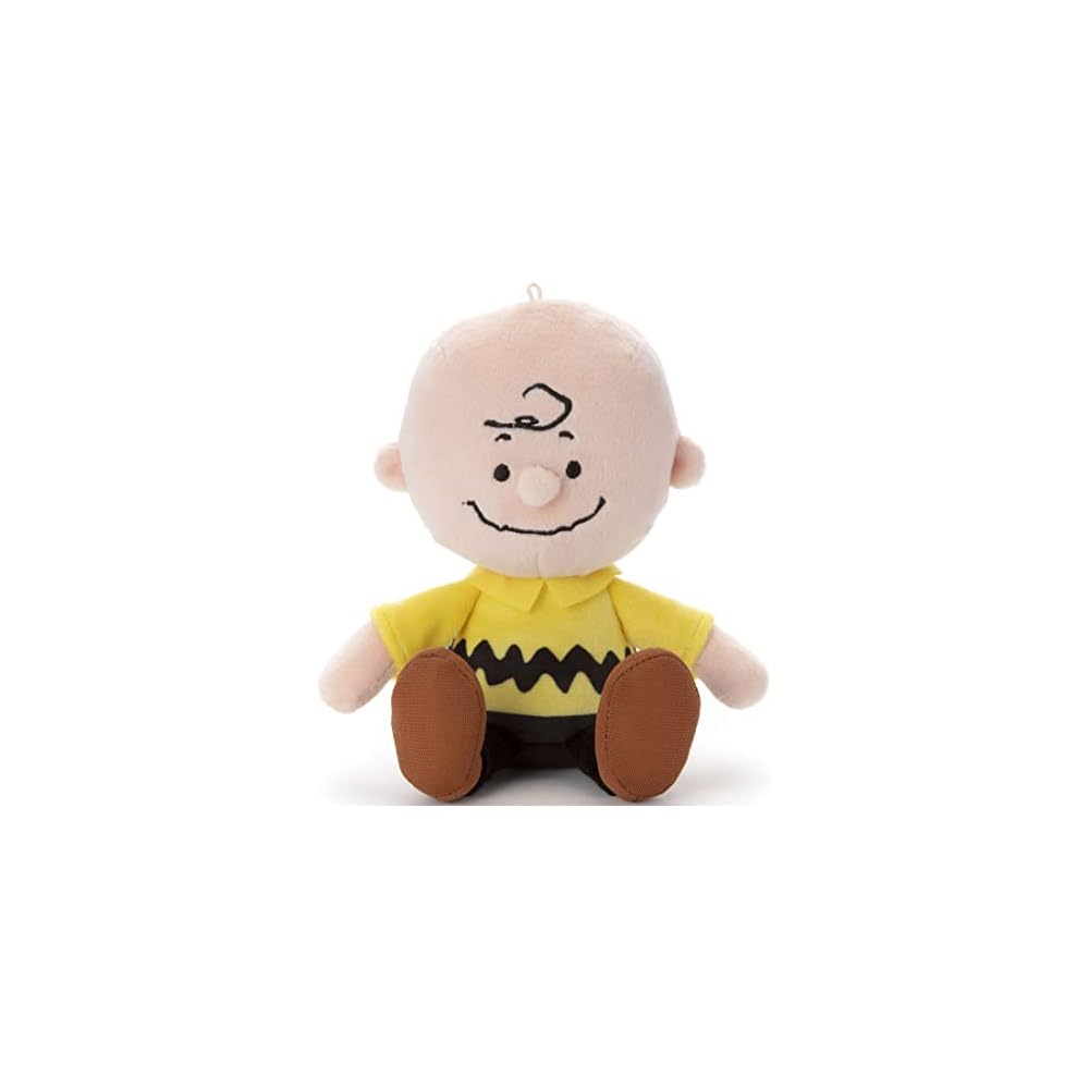 Peanuts Charlie Brown Washable Plush Toy 19cm Height Soft Stuffed Animal