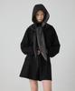 Yusentig Faux Shearling Hooded Balaclava Black Ax5Xf85110