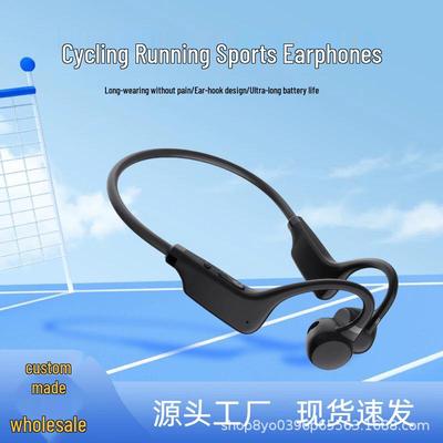X1 Bone Conduction Bluetooth Ear-Hook Headphones with Memory Card Slot, Long Battery Life, Hi-Fi Stereo, for Running/Sports