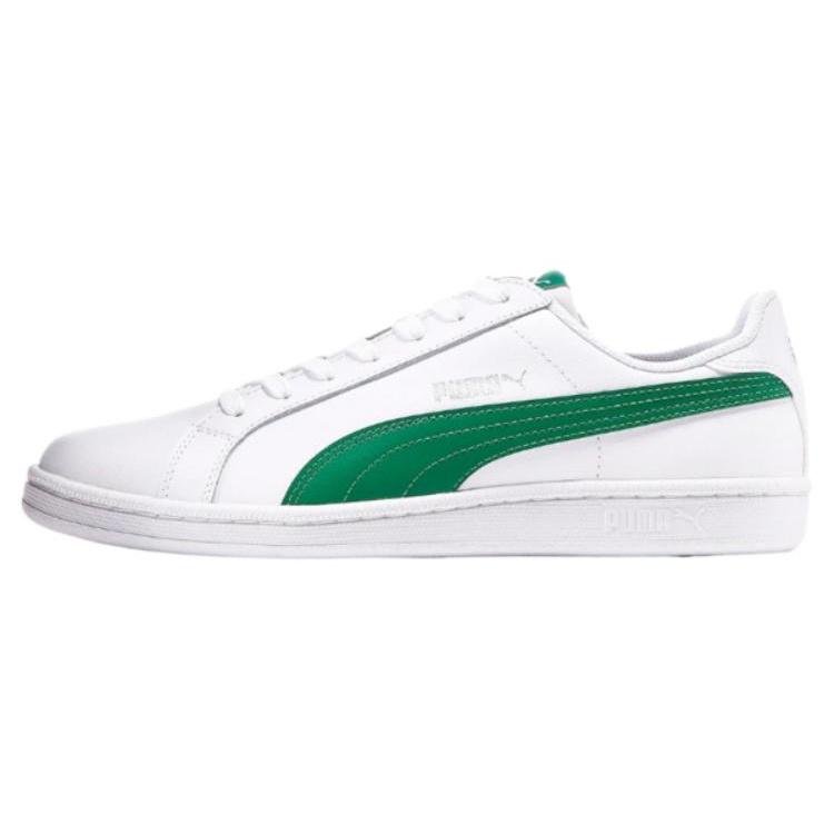 PUMA Smash Leather Green/White Men s 356722-25 EU 37
