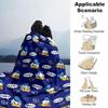 Donald Duck Quack  Flannel Blanket Super Soft Warm Cozy Blanket for Sofa Bed Office Travel All‑Season Home Decor Gift