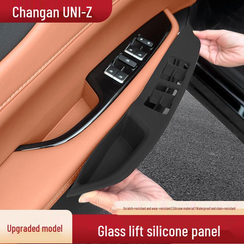 Changan UNIZ Silicone Interior Protectors: Door Handle, Window Lift Button, Gear Shift & Console Pads