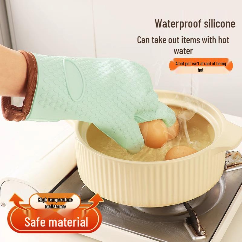 Hitzebeständige Silikon-Ofen- und Backhandschuhe