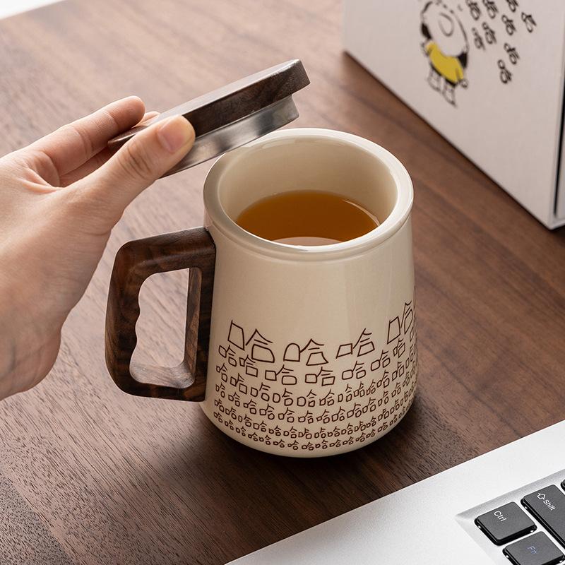 Premium Büro Tassenfilter Pärchenbecher Geschenk zum Eltern- oder Lehrertag Tee-Trennbecher Geburtstags-Souvenir