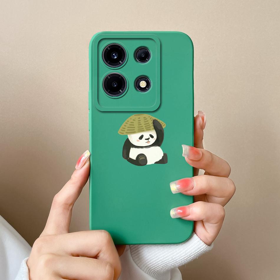 Case For Infinix Note 30 Pro Vip 30i Flower Soft Liquid Silicone Camera Lens Protection Back Cover For Infinix Note30 30 i Coque