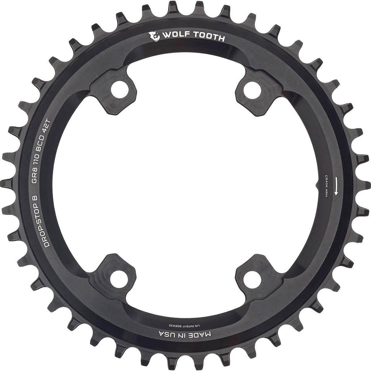 

Звездочка Wolf Tooth 110 BCD 4 Bolt для Shimano GRX 42t
