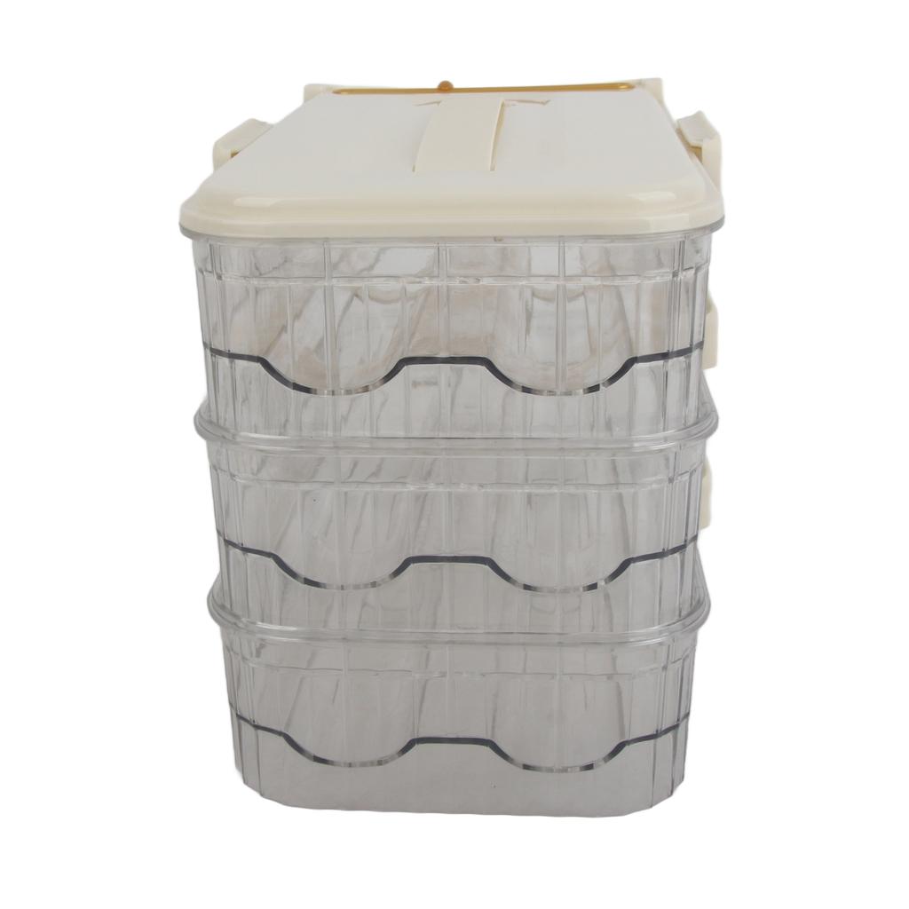 Egg Storage Box Time Record Automatic Egg Rolling Egg Organizer Refrigerator Egg Storage Container