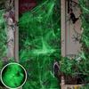 Spiderweb Halloween Decor - Outdoor Courtyard & Haunted House Silk for a Spooky Scene
