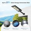 Solar Lights Outdoor Waterproof - 320° Wide Angle Solar Street Lights Outdoor Dusk to Dawn, Solar Flood Lights Outdoor Motion Sensor with Remote,