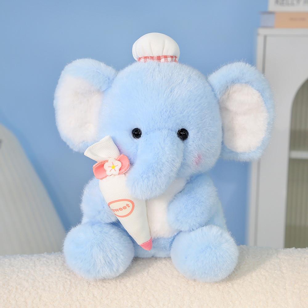 Gigi Small Elephant Plush Toy With Soft Polyester Fleece For Bedtime Comfort And Relaxation