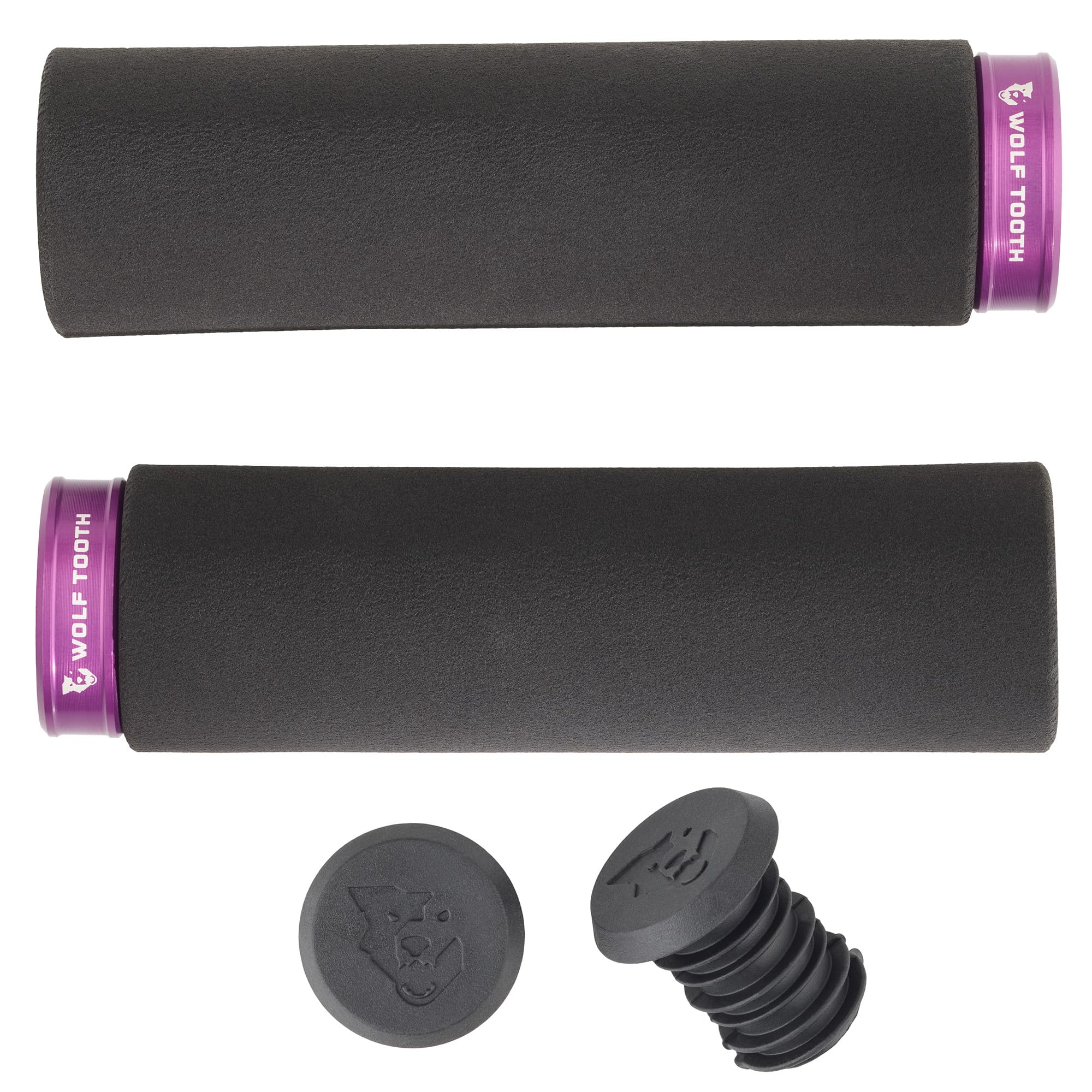 

Wolf Tooth Grip Fat Lock-on черный/фиолетовый