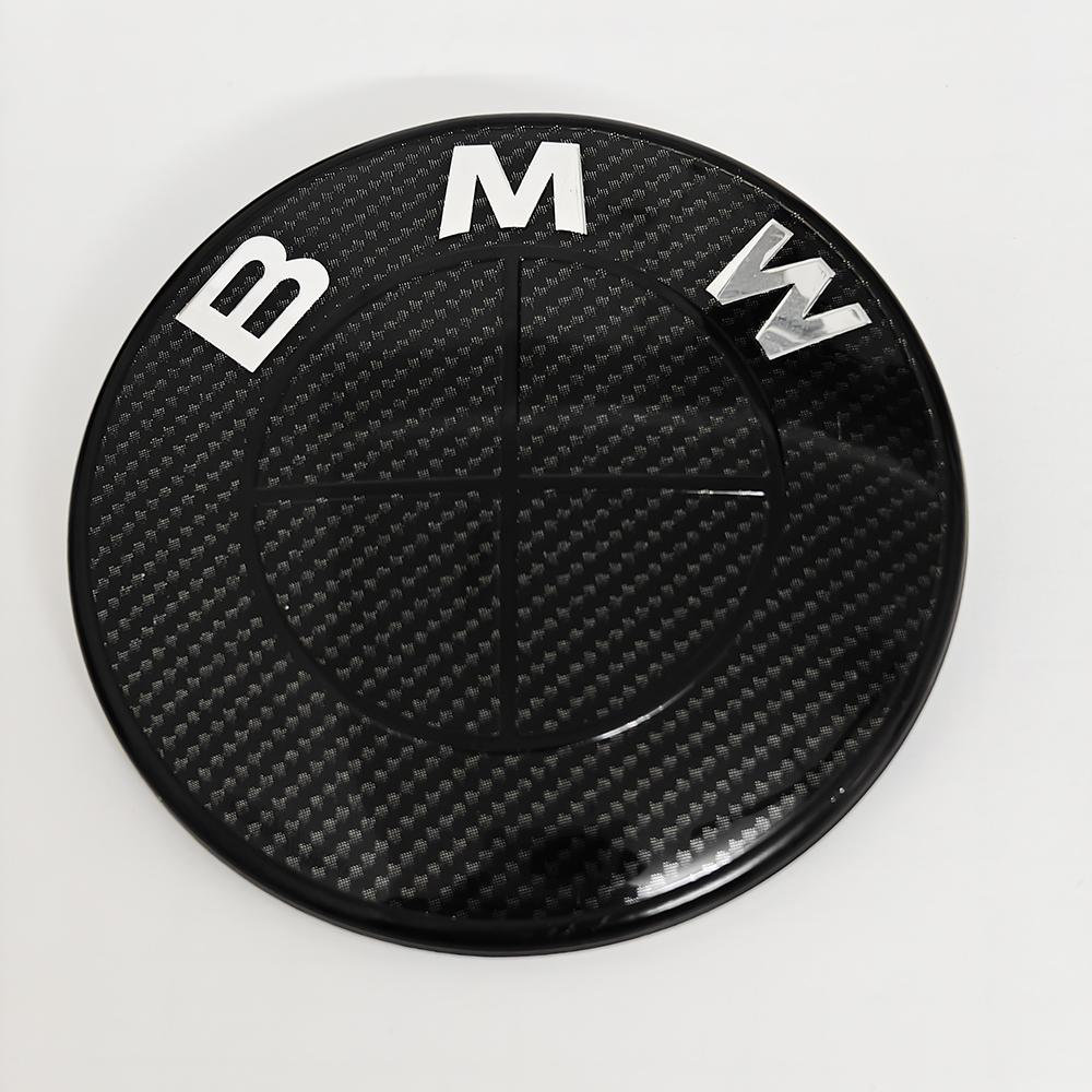 2026 Hot 1/2Pcs For BMW E46 E90 F30 F10 F20 G20 E87 E63 E60 F01 F02 G14 74mm 82mm Car Front Hood Emblem Trunk Rear badge logo Accessorie CVB2