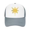 Orgoglio Filippino Filippino Filippina Bandiera Cappellino da Baseball in Rete Unisex Casual Cappellini da Sole Cappelli Traspiranti Estivi Cappellino Trucker