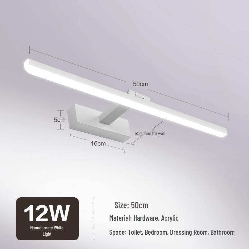 Nordic Minimalist LED Vanity Mirror Light for Bathroom
