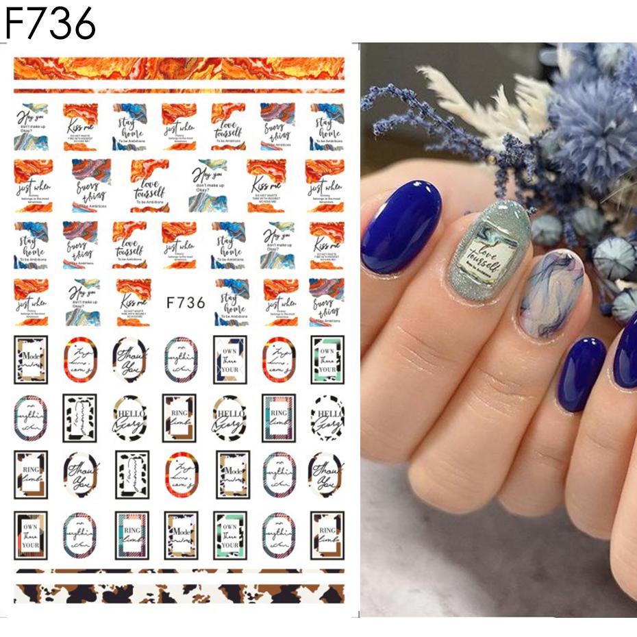 1PCS Sakura Nail Stickers Dandelion Nail Art Decoration Nail Decals Tulip Self-adhesive Flowers Stickers Press On Nails Stickers