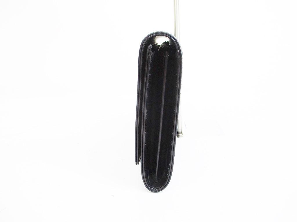 Authentische seltene LOUIS VUITTON Opera Leder schwarze Clutch Tasche #6595 gebraucht