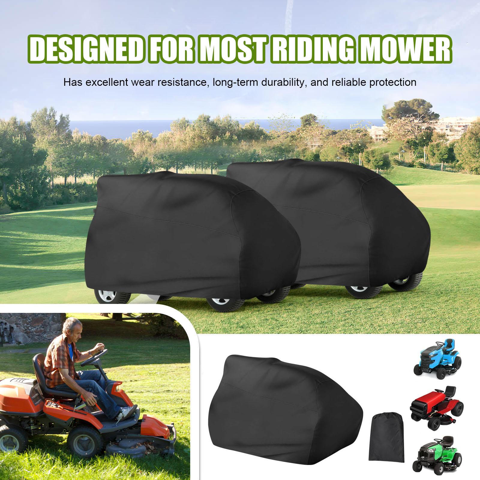 

Чехол для газонокосилки-райдера, 54 дюйма, Чехлы для газонокосилок для улицы, Сверхпрочный чехол для газонокосилки из полиэстера Оксфорд 210D, Чехол для райдера One Size