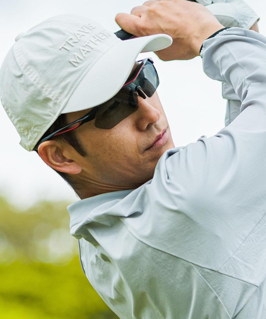 Men's Polarized Sports Sunglasses, Ultra-Lightweight (27g), UV400, Asian Fit, A-Fit AF-7001, Glare Protection