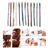 Colorful Hair Tinsel Extensions Kit PET Decoration Braiding Glittering Hair Tinsel Kit for Daily Life