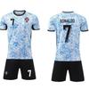 24-25 Portugalsko Venkovní č.. 7 Club Fotbalový dres Dětské oblečení Pánská/Dámská sada Velikost 14-3XL