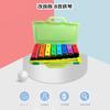Ennbom Colorful Orff Instrument Sound Block, 8-Note Glockenspiel with Storage Case, Gift for New Year