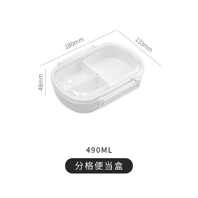 Mehrzweck-Lunchbox Aufbewahrungsboxen Mikrowellengeeignet Hitzebeständiger Kunststoff Lebensmittel Obst Lagerung Versiegelungsbox Tragbare Bento-Boxen