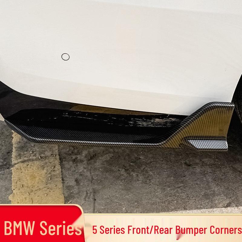 BMW New 5 Series i5 Front & Rear Bumper Protector Kit - Black Warrior Edition