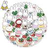 67PCS Kawaii Miffy Rabbit Stickers Cute Cartoon Characters Healing High Appearance Level Ins Decorative Tablet Diy Stickers