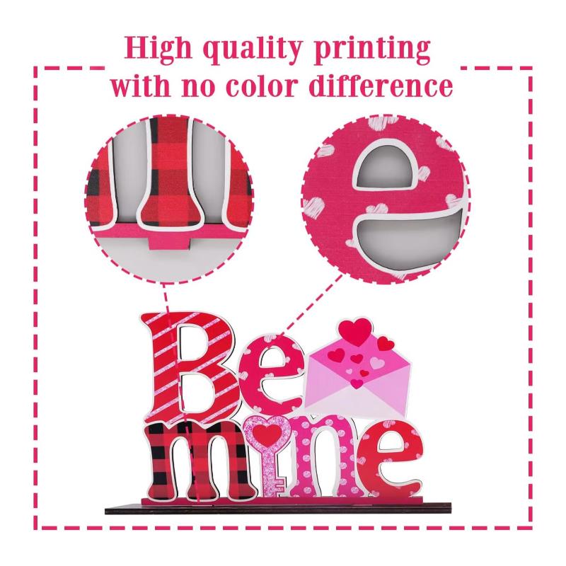 Valentine's Day Decorations, Romantic Centerpiece Signs, Love Wooden Table Sign, Valentine's Day Decorations For Home Decor