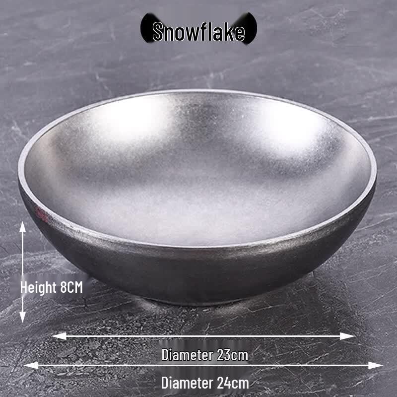 BoZhen JiangChu 304 Stainless Steel Footed Douli Bowl