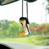Car Pendant Cute Anime Little Duck Swing Auto Rearview Mirror Hanging Ornaments Interior Decoraction Accessories for Girls Gifts
