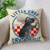 R-Ratatouille Animationsfilm 45*45cm Kissenbezug Dekokissenbezug für Sofakissen