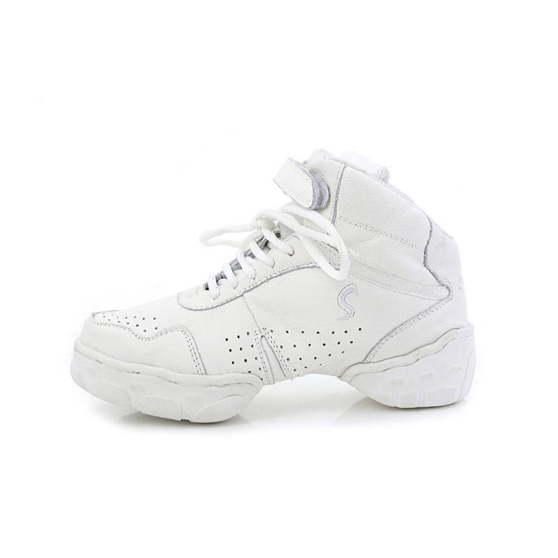 Boots Sneakers Canvas Leather Mesh Shoes Square Modern Jazz Dance Shoes Soft Outer Teacher Breathable Sports Shoes