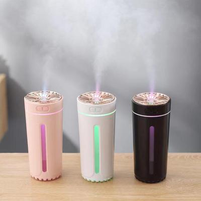 Kompakter leiser USB Auto Aromatherapie Luftbefeuchter mit buntem Nachtlicht