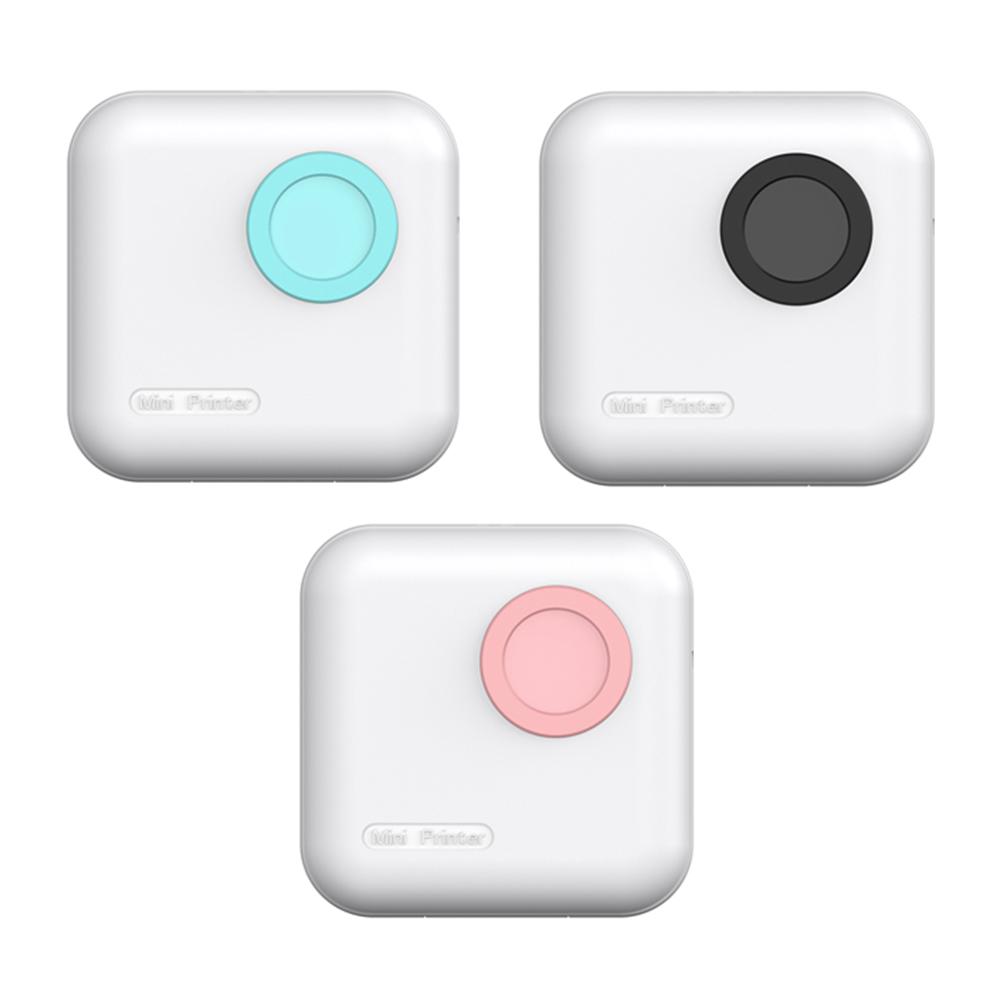 Wirelessly BT BT Sticker Printer Built-in 1200mAh Battery Mini Pocket Printer BT Thermal Label Printer for Journal Photos Notes