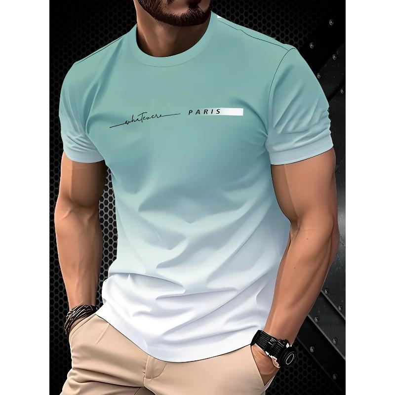 Herren Kurzarm Mode Einfache Oberteile Locker Vielseitige T-Shirts Herren