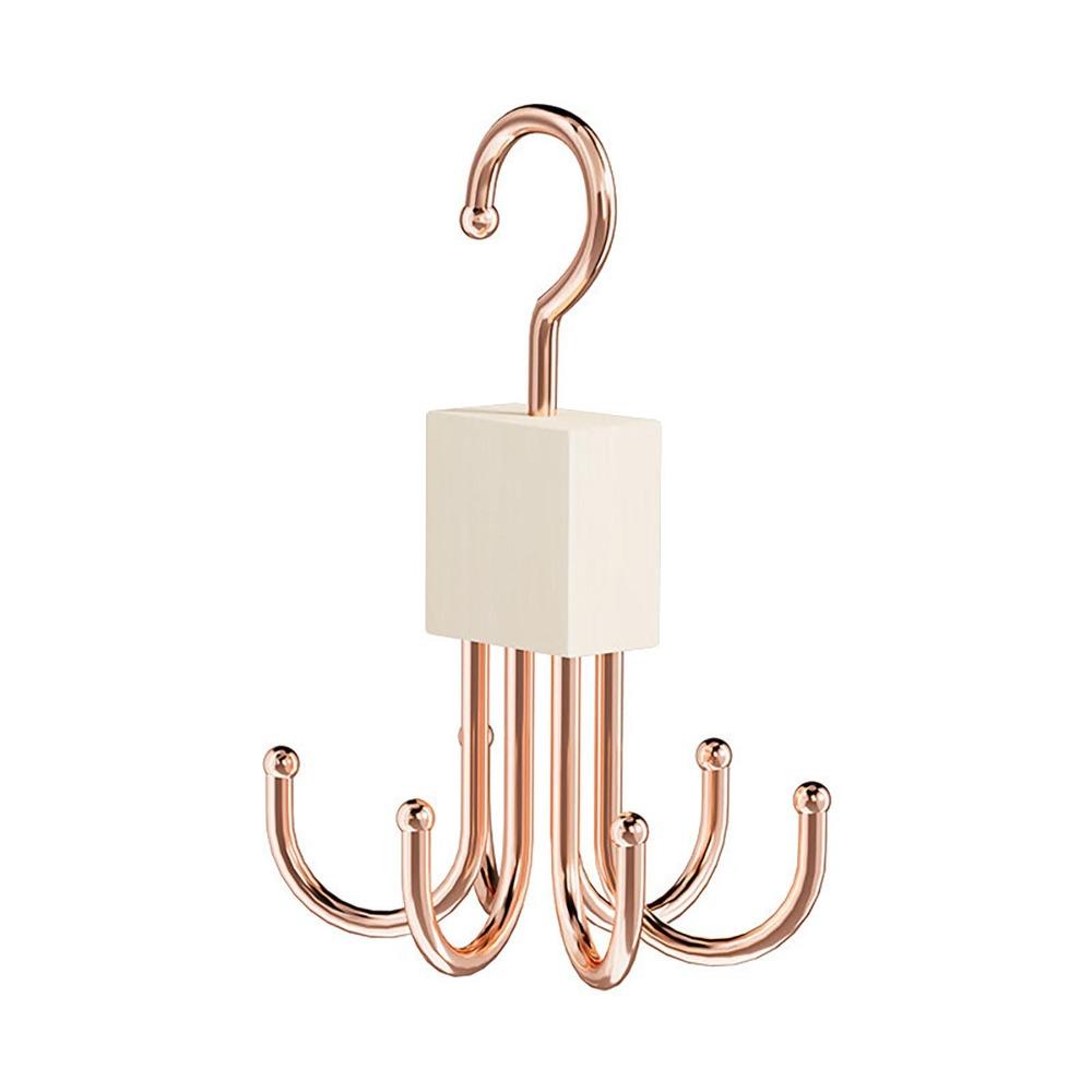 

Stainless Steel 360°Rotating Hook Multi-Function Space-Saving Clothes Hangers Portable Rotating Hook Hanger Bra Scarf Hats Bags