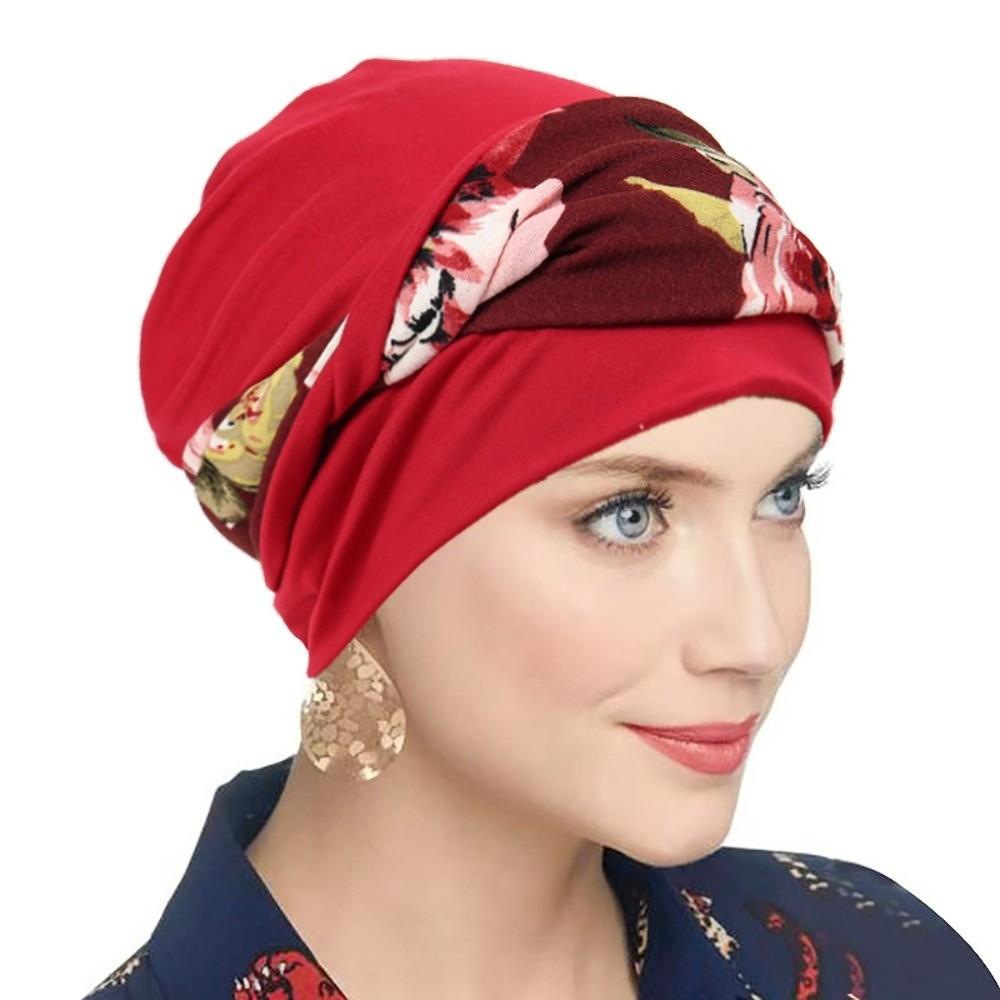 Elastic Knot Chemo Hat Stretchy Turban Hat Fashion Beanie Hats
