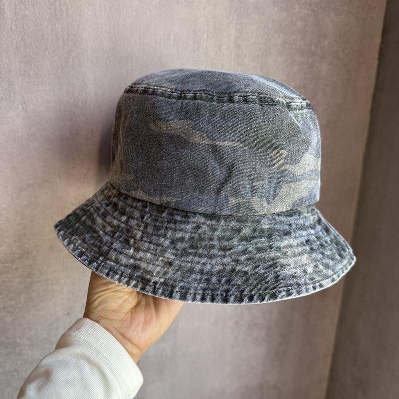 JYL TS DIY Camo Bucket Hat Women American Summer Outdoor Sun Protection Hiking Hat Cotton 1222Mao18064 урожай золотой