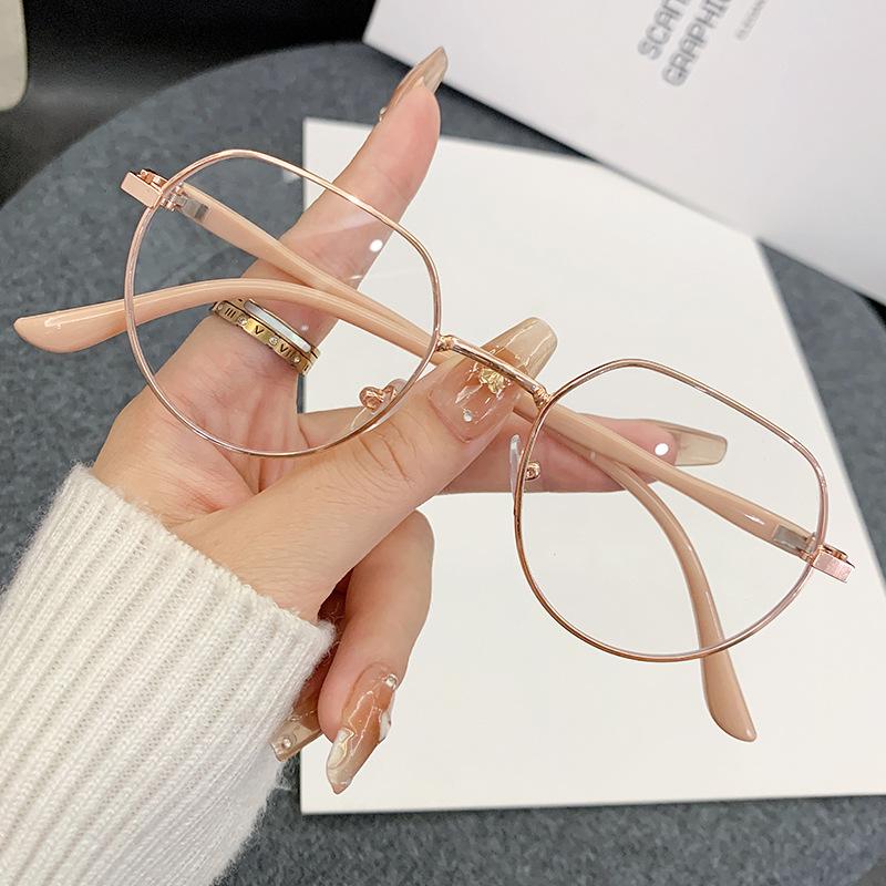 Transparent Round Computer Glasses Frame Women Men Anti Blue Light Circular Eyewear Blocking Optical Spectacle Eyeglasses