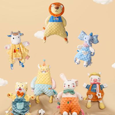 Baby Sleep Aid Plush Calming Toy Interactive Hand Puppet Soft Security Blanket Sensory Toy