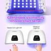 Powerful UV LED Nail Lamp Professional 72 LEDs Nail Dryer with Heat Sink LCD Display Nail Dryer With Smart Sensor Nail Salon Use