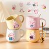 Cute Pig Stickers Waterproof Decal PVC Kawaii Cartoon Pink Piggy Sticker Decoration Water Bottles Tablets Scrapbook Phone Case.