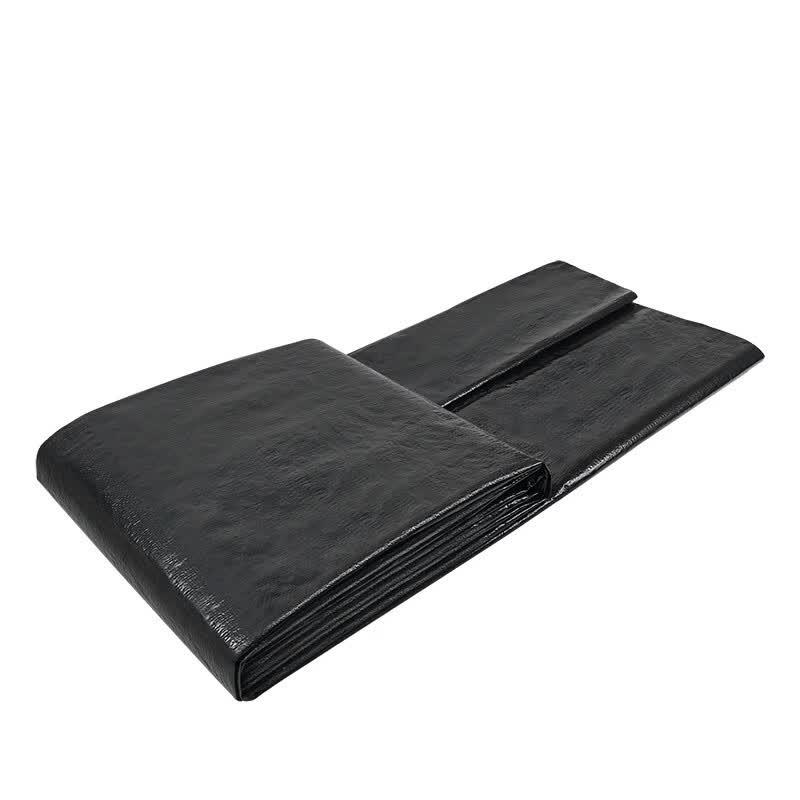 Chunzhilin Black Heavy-Duty Striped Tarpaulin