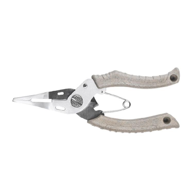 

Рыболовные плоскогубцы Многофункциональные Длинногубцы & Кусачки для лески Рыболовный захват Рыболовный инструмент Ножницы Простые в использовании серый