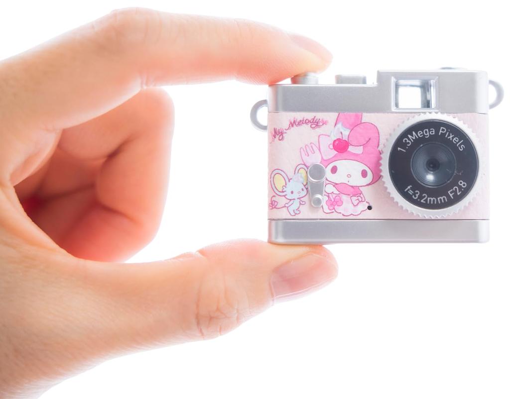Kenko Digital Toy Camera, Sanrio Characters Sweets My Melody, 1.31 Megapixels, Photo and Video Recording, MicroSD Card Slot, 481073