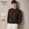Men's Thickened Cotton Crewneck Knit Sweater