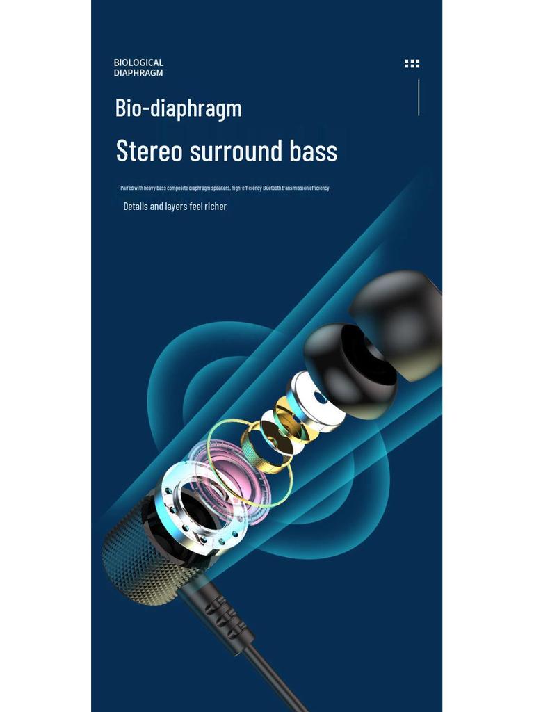 Wireless Bluetooth Neckband Headphones with Long Battery Life